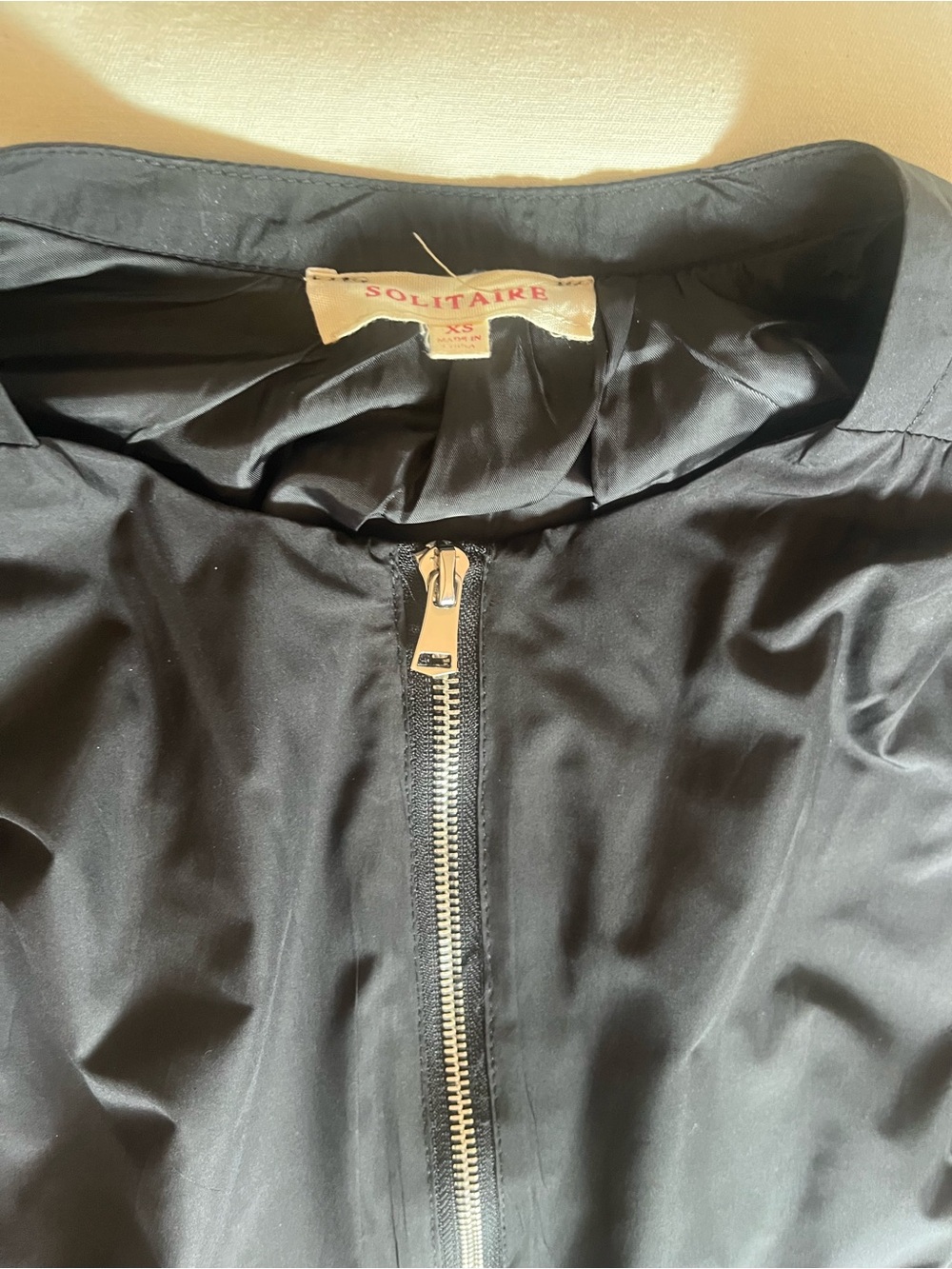 Solitaire Black Utility Zip-Front Jacket - Picture 4 of 7